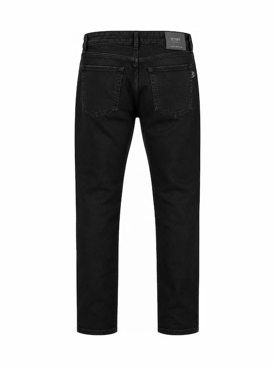 Hardy Мъжки Дънков Панталон Regular Fit Черен