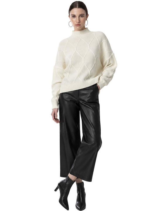 Moutaki Women's Black Zip Culottes