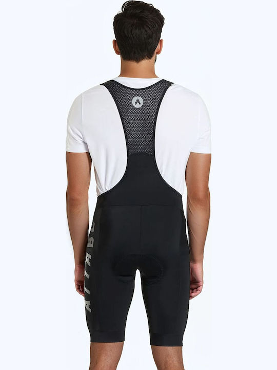 Attabo Men's Black Cycling Shorts