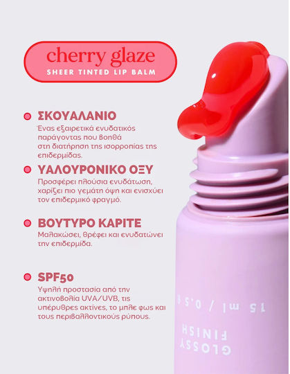 Hello Sunday Balsam de buze SPF50 cu Glazură de Cireșe 15 ml