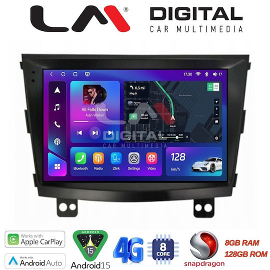 LM Digital Auto-Audiosystem für Daewoo Korando Ssangyong Tivoli / Korando Tivoli - XVL 2019 (Bluetooth/USB/AUX/WiFi/GPS/Apple-Carplay/Android-Auto) mit Touchscreen 9"
