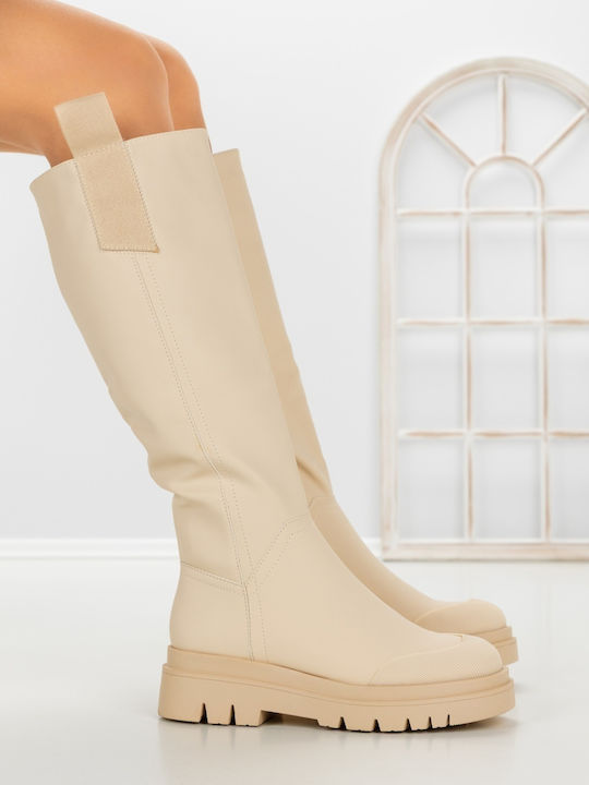 Women's Boots Beige