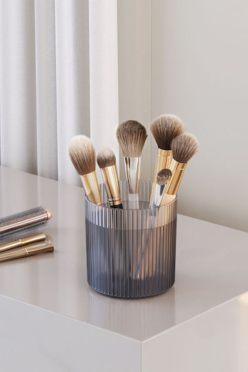 SteweHome Cutie de Organizare a Cosmeticelor cu Separatoare Gri 3 Bucăți