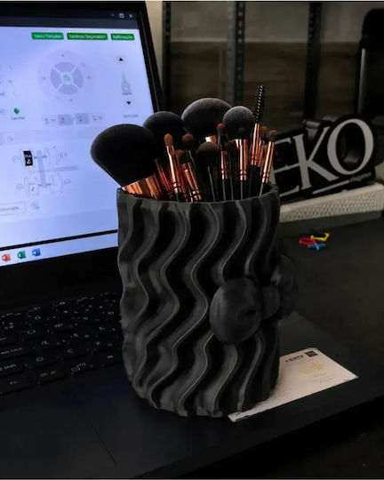 SteweHome Organizator pentru Cosmetice Negru 13x10cm