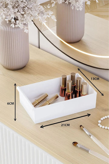 SteweHome Cutie Albă pentru Organizarea Cosmeticelor