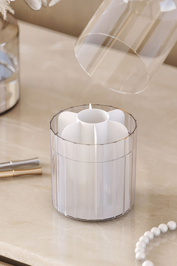 SteweHome Cutie de Organizare a Cosmeticelor Transparentă