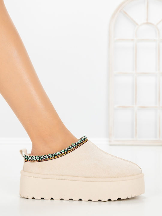 Women's Summer Platform Sandals Beige