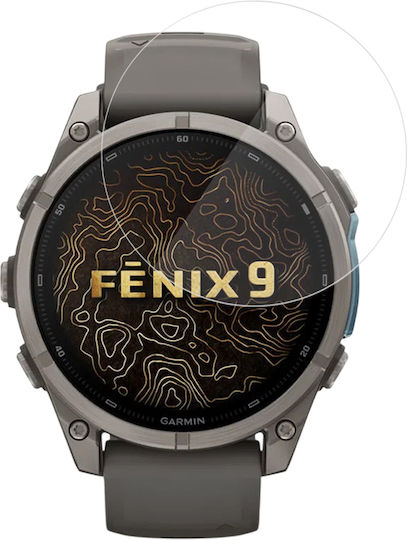 Techsuit Nano Flex 2er-Pack für Garmin Fenix 9 51 mm / Fenix 9 Pro 51 mm Schwarz