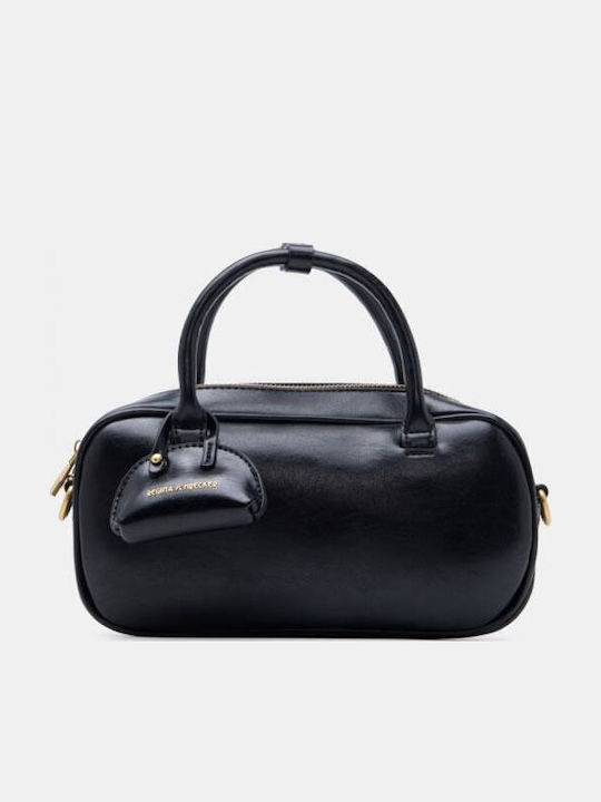 Damen-Barrel-Handtasche Schwarz