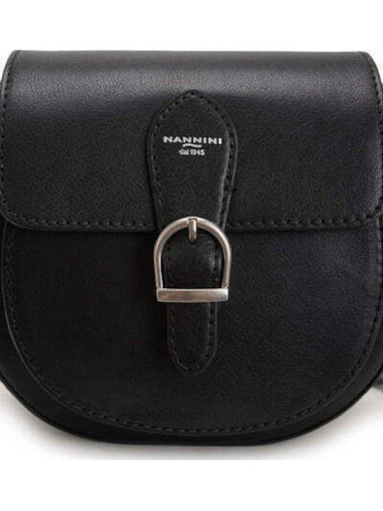 Leather Women's Shoulder / Crossbody Bag Black