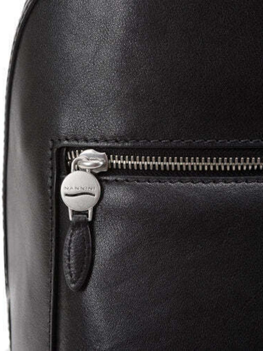 Leather Women's Backpack / Handbag Black