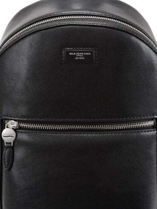 Leather Women's Backpack / Handbag Black