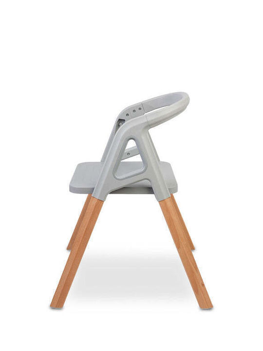 Caretero 3-in-1-Babyhochstuhl mit Höhenverstellung in Grau