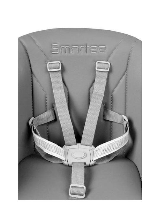 Caretero 3-in-1-Babyhochstuhl mit Höhenverstellung in Grau