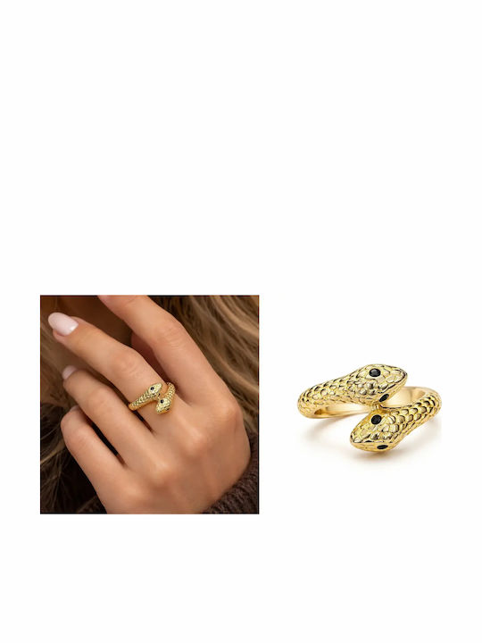 Silberring mit Schlangenmotiv für Damen Silverline 0430630702/Zirkon Schlange Silber 0430630702