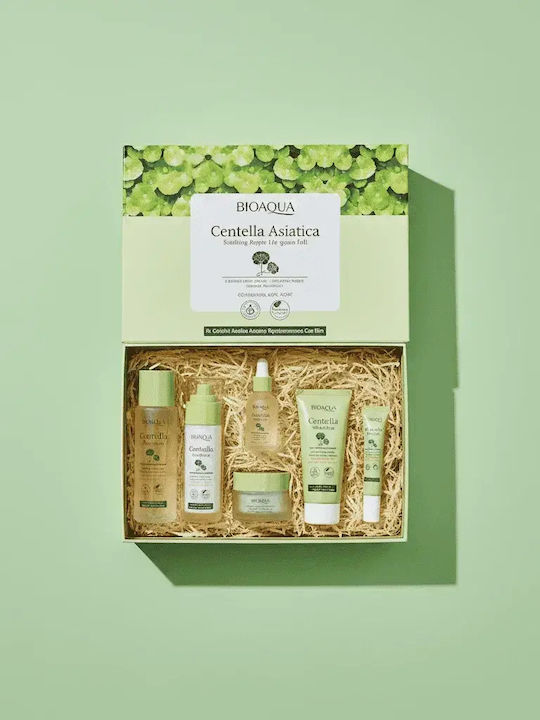 Centella Asiatica Set de Îngrijire pentru Hidratare și Curățare Facială Bioaqua Centella Asiatica cu Șase Produse 6 Buc