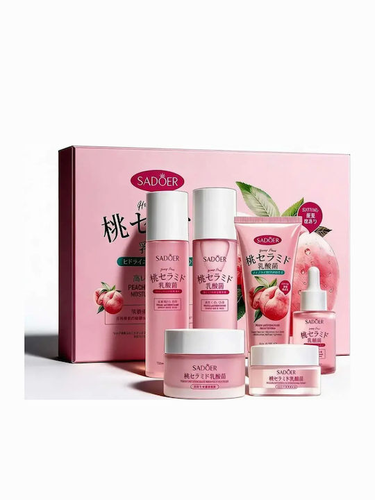 Honey Peach Σετ Περιποίησης για Ενυδάτωση Honey Peach, Sadoer Honey Peach Σετ Περιποίησης για Ενυδάτωση Honey Peach, Sadoer