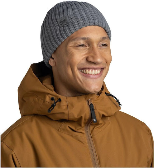 Rutger Hat Beanie Men's Knitted Beanie in Black