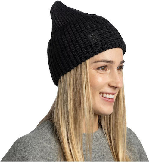 Rutger Hat Beanie Ανδρικός Σκούφος Πλεκτός σε Μαύρο χρώμα
