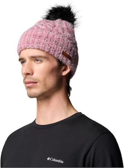 Winter Blur II Beanie Women's Fleece Knitted Beanie in Pink