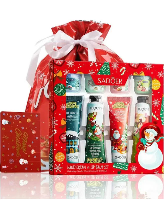 Christmas Gift Set Hand Cream Lip Balm Sadoer 8 Pieces Christmas Gift Set Hand Cream Lip Balm Sadoer 8 Pieces
