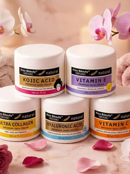 Set 5 Face Creams Kiss Beauty