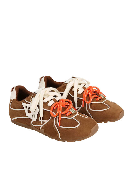 Women's Sneakers Tan / Wht / Sued Camel