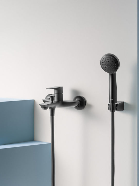 Roca Monodin Thermostatic Mixing Bathtub Faucet Black