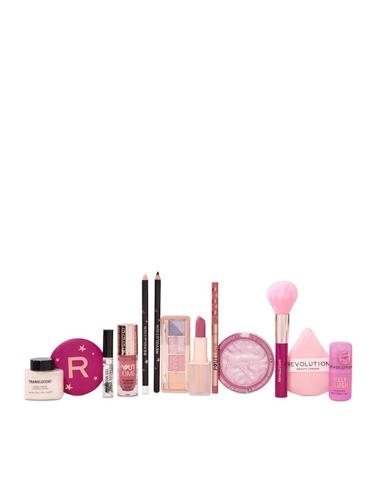 Revolution Beauty Make-up-Set für Gesicht, Augen & Lippen 13-teilig Revolution Beauty Make-up-Set für Gesicht, Augen & Lippen 13-teilig