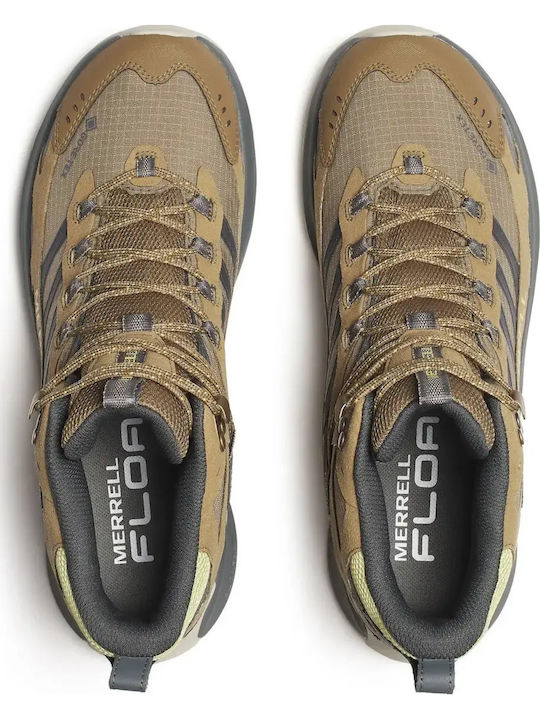 Merrell Bocanci de Drumeție Bărbați Impermeabili cu Membrană Gore-Tex Bej