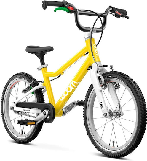 16" Детски Велосипед BMX в Жълт Цвят