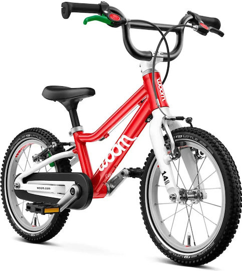 14" Детско Колело BMX Червено