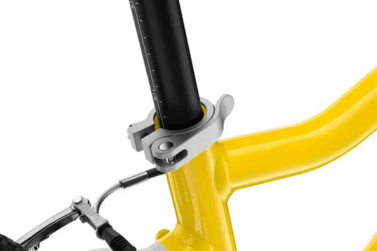 16" Детски Велосипед BMX в Жълт Цвят