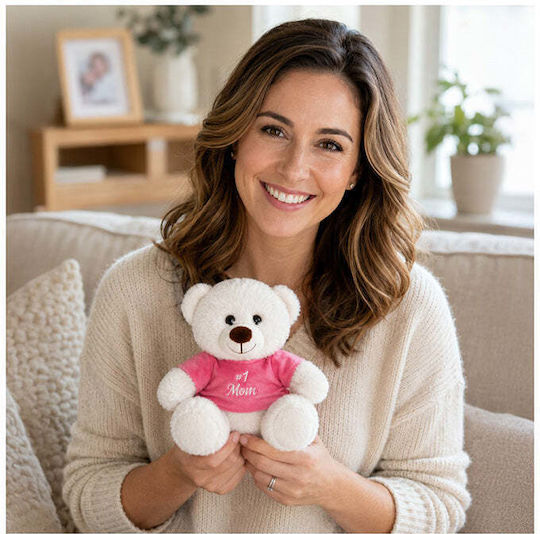Fun World Valentine's Day Teddy Bear Plush Toy 20 cm
