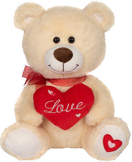 Fun World Valentine's Day Teddy Bear Plush Toy 30 cm