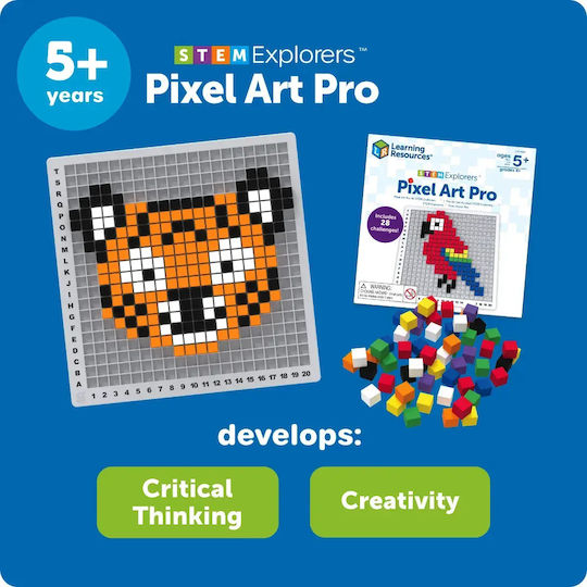Stem Explorers Pixel Art Pro Σετ Δραστηριοτήτων 5+ Ετών Ler9469