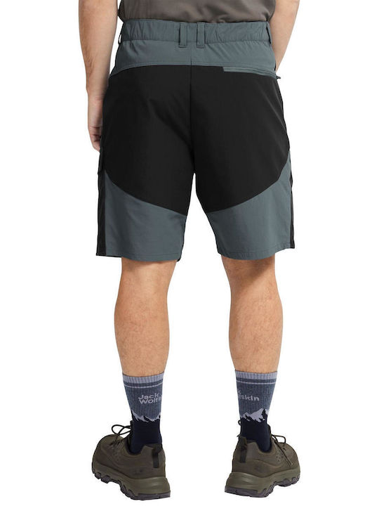 Jack Wolfskin Hike Pantaloni Scurți Gri de Drumeție pentru Bărbați