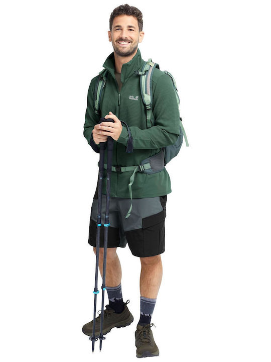 Jack Wolfskin Hike Pantaloni Scurți Gri de Drumeție pentru Bărbați