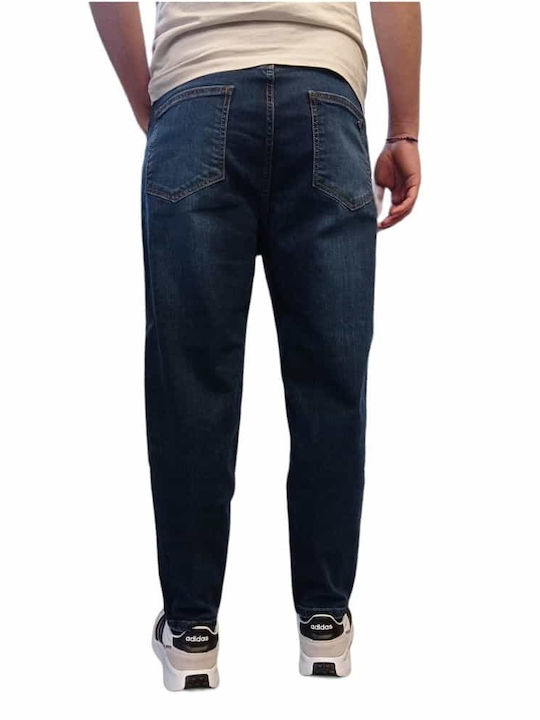 Elastische Blaue Herrenjeans