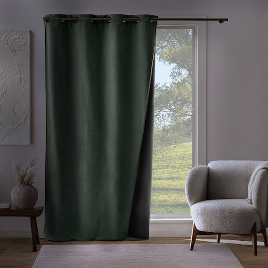 Κουρτίνα με Τρουκς L-c Spleen Cedar 140x260εκ.