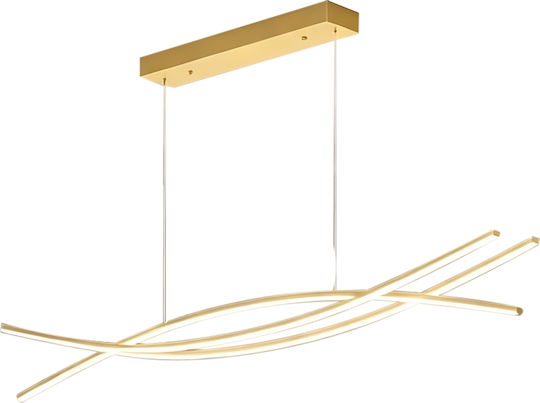 ArkoLight LED Κρεμαστό Φωτιστικό Χρυσό 15x103εκ. ArkoLight LED Κρεμαστό Φωτιστικό Χρυσό 15x103εκ.