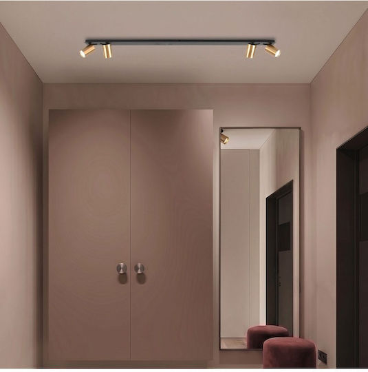 Zambelis Lights GU10 Socket Spot in Black