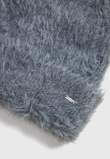 Women's Knitted Beanie in Grey