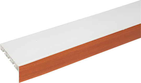 Rodeco Челен профил за корниз за завеси Berlin 160 см Пластмасов