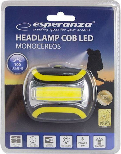 Esperanza LED Flashlight with Maximum Brightness of 100 lm Monoceros