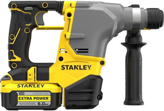 Stanley SFMCH910R1T Ciocan rotopercutor cu Acumulator Brushless 18V 1x6Ah cu Prindere SDS Plus