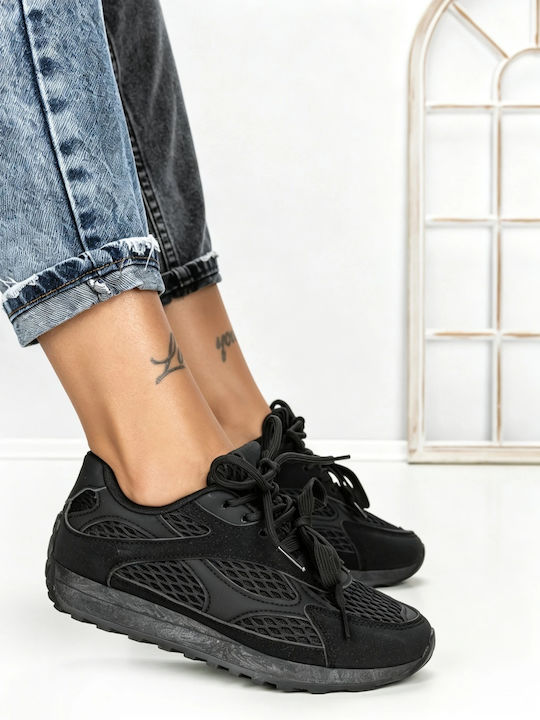 Sneakers Flatforms pentru Femei Negri