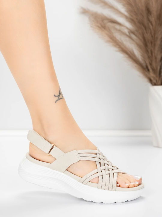 Women's Summer Platforms Beige
