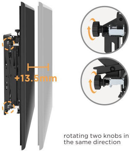 Brateck Video Wall Quick Release Full Service Wall Mount 60x40 70kg