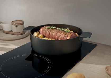 Domino Induction Cooktop Freestanding with Lock Function 29x52cm